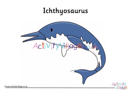 Ichthyosaurus Poster