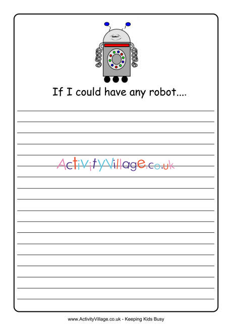 Robot story for kid clearance