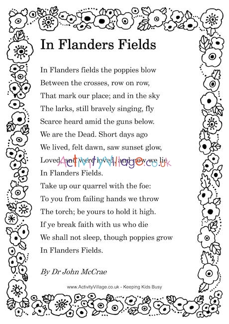 In flanders fields