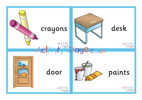 In the Classroom Flashcards - Small