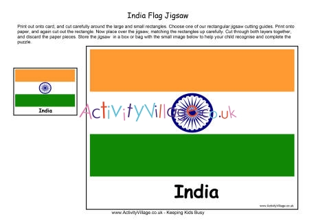 India flag jigsaw