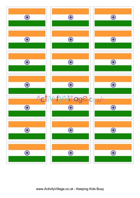 India flag printable