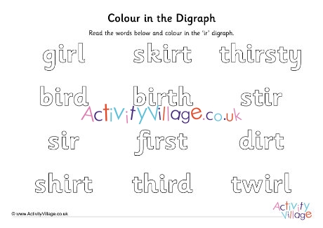 Ir Digraph Colour In