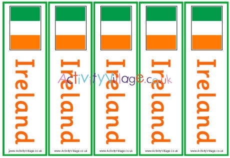 Ireland bookmarks