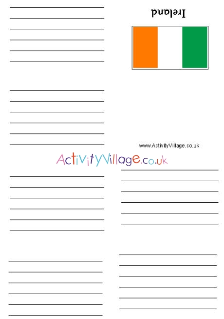 Irish flag booklets