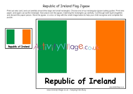 Irish Flag Jigsaw