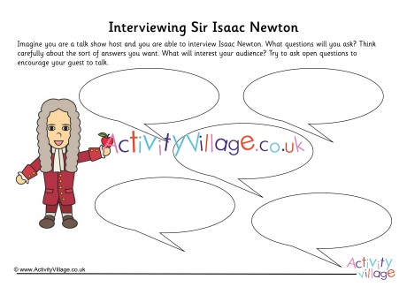 Isaac Newton Interview Worksheet