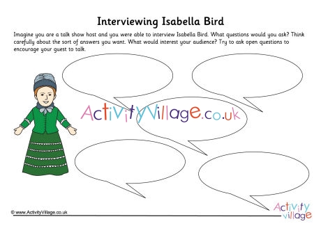 Isabella Bird Interview Worksheet