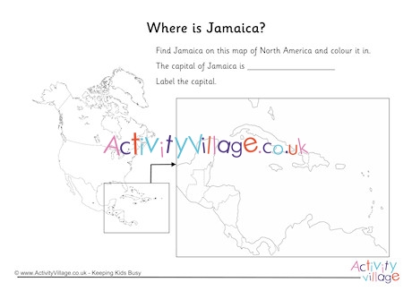 Jamaica Location Worksheet