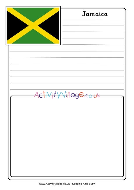 Jamaica notebooking page 