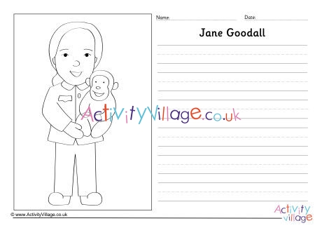 Jane Goodall Story Paper