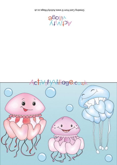 Jellyfish Scene Card