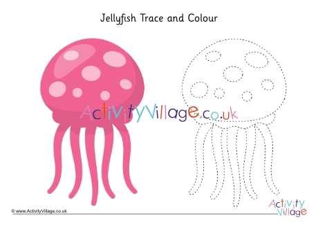 Jellyfish trace and colour 2