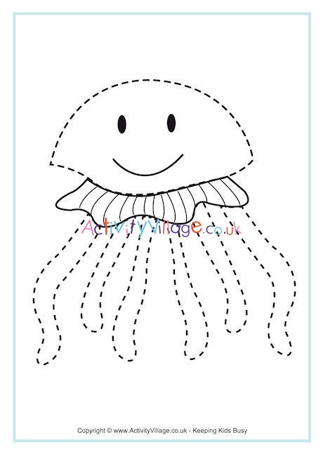 Jellyfish Tracing Page