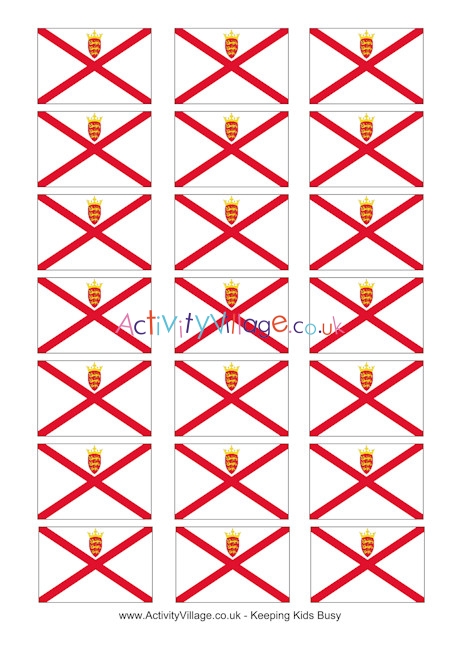 Jersey flag printable