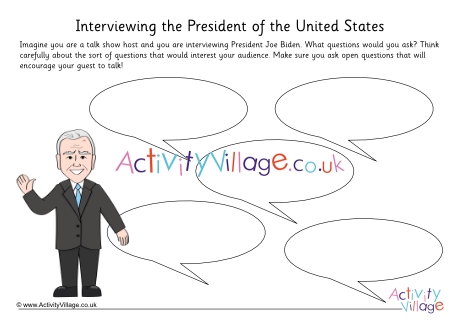 Joe Biden interview worksheet