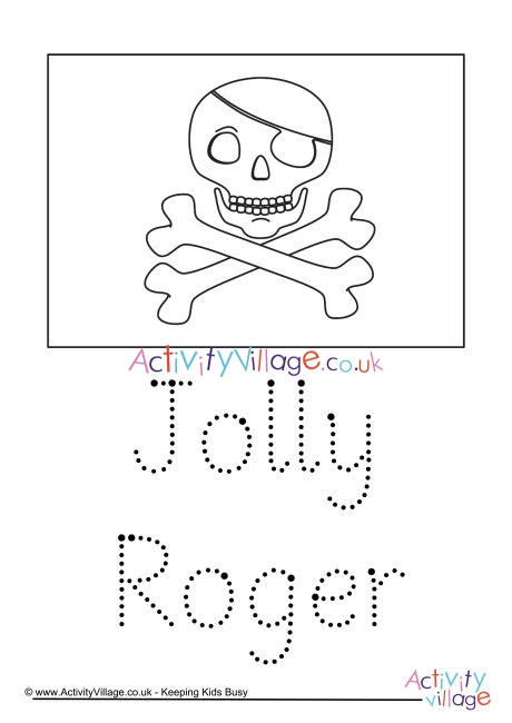 Jolly Roger Word Tracing