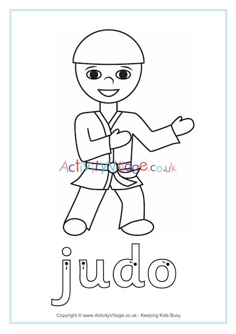 Judo finger tracing