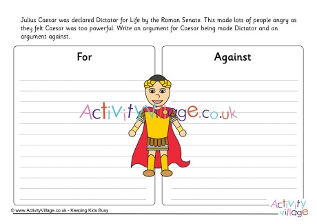 Julius Caesar as Dictator Worksheet