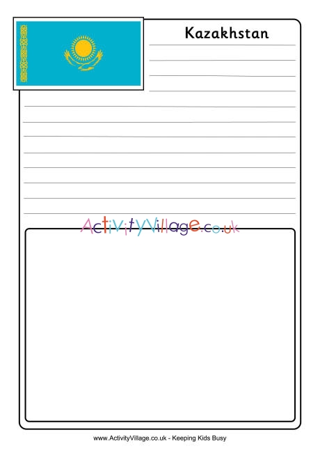 Kazakhstan notebooking page
