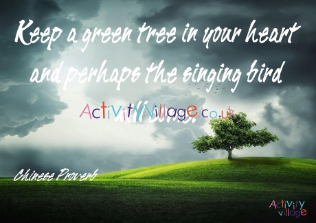 Keep A Green Tree Poster