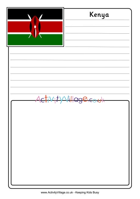 Kenya notebooking page