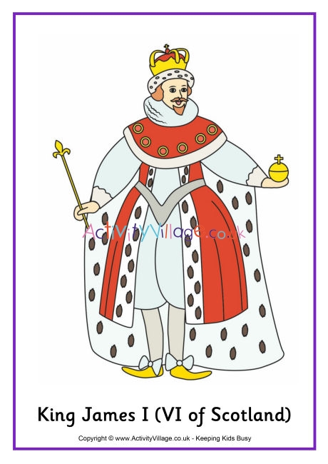 King James I Poster