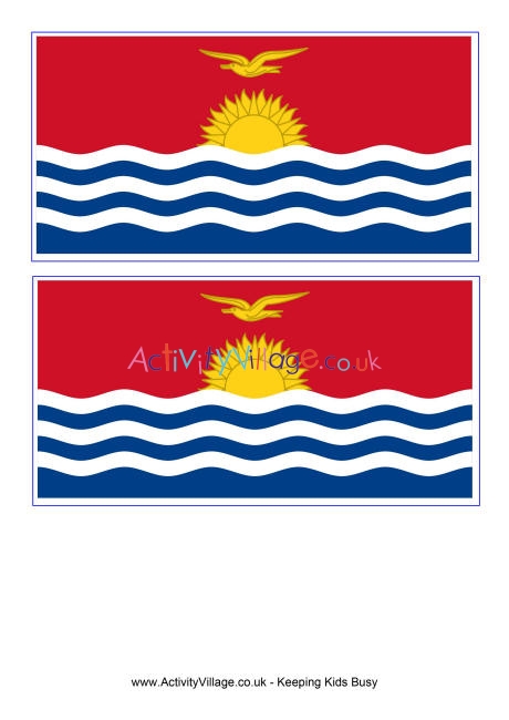 Kiribati flag printable
