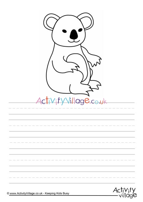 Koala story paper