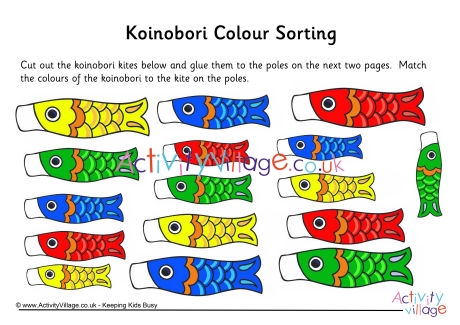 Koinobori colour sorting