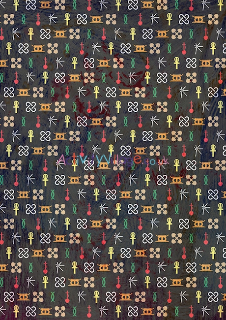 Kwanzaa Icons Textured Scrapbook Paper