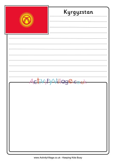 Kyrgyzstan notebooking page