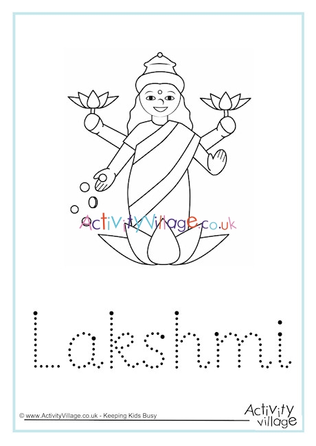Lakshmi Word Tracing