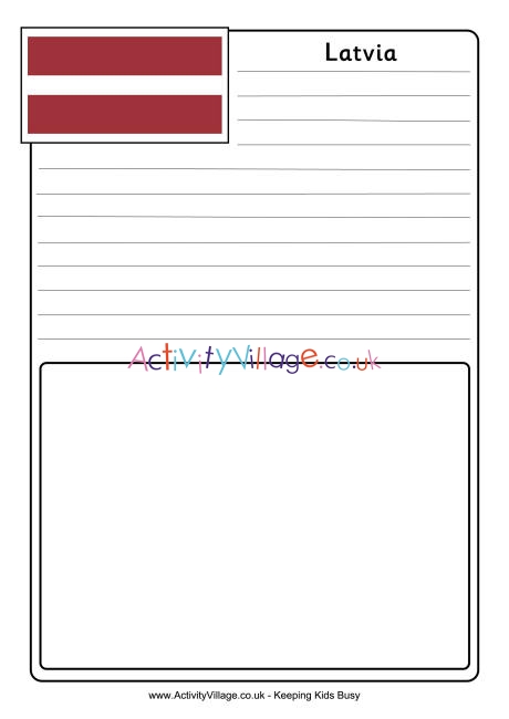 Latvia notebooking page