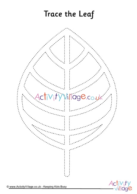 Leaf tracing page