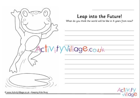 Leap into the future worksheet