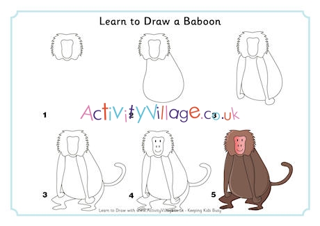 Learn to Draw a Baboon
