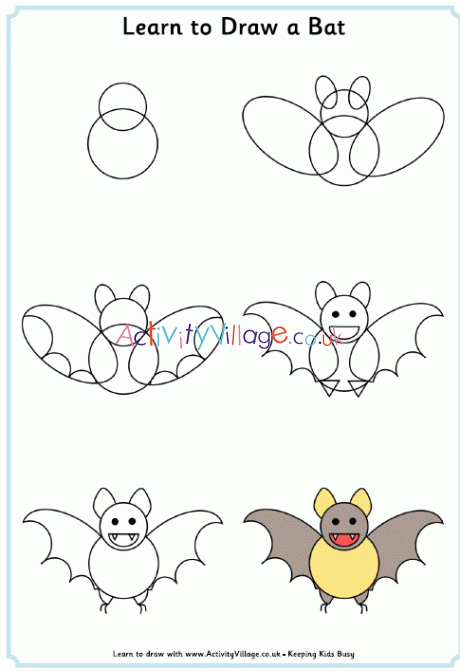 Learn to Draw a Bat
