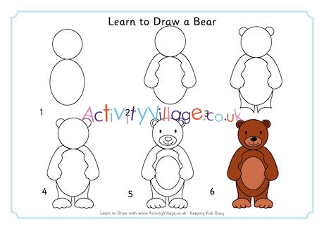 Learn to Draw a Bear