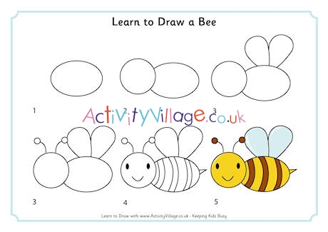 Learn to Draw a Bee