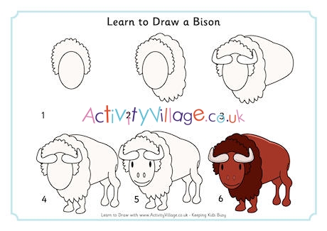 Learn to Draw a Bison