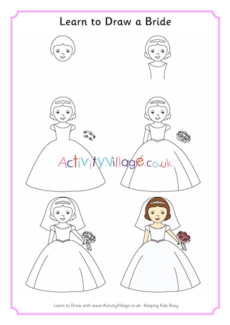 Learn To Draw A Bride