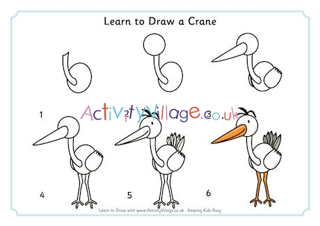 Learn to Draw a Crane