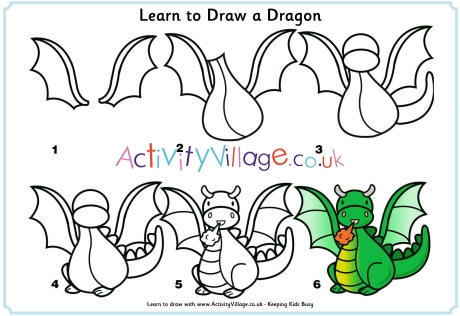 Learn to draw a dragon