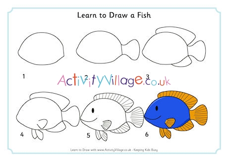 Learn to Draw a Fish
