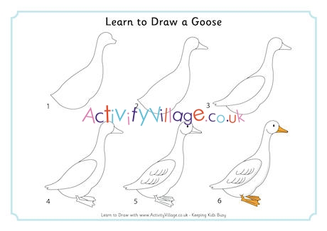 Learn to Draw a Goose