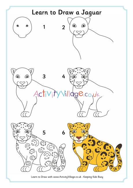 Learn To Draw A Jaguar