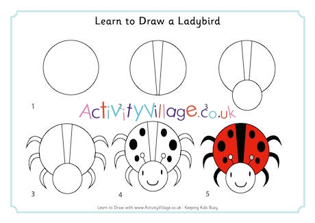 Learn to Draw a Ladybird