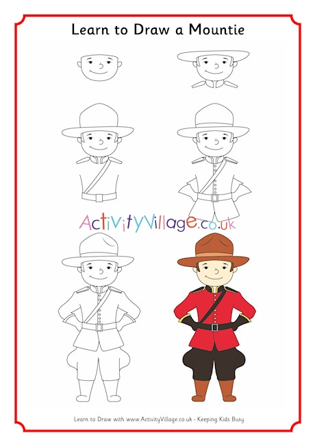 Learn to Draw a Mountie