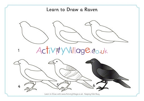 Learn to Draw a Raven